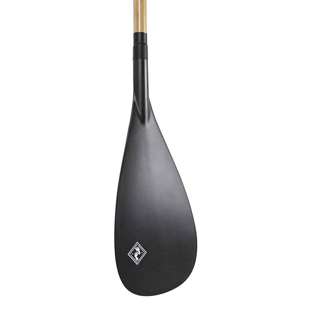 Two Bare Feet 2 Piece Bamboo Carbon Pro SUP Paddle - Black Extra Image 3